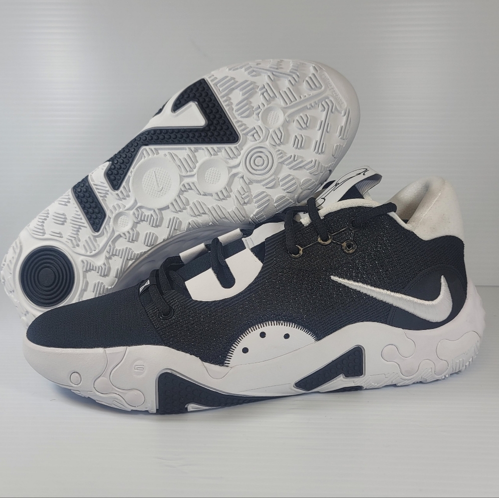 NIKE Mens PG 6 TB BLACK WHITE DX6654 002 Basketball Shoes Sneakers